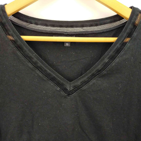 ラルフローレン RALPH LAUREN レースVネック ロングスリーブTシャツ レディース JPN:15号
