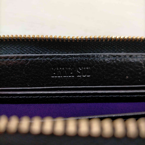 アナスイ ANNA SUI エナメル L字長財布 レディース