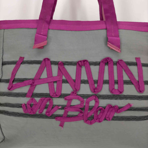 ランバンオンブルー LANVIN en Bleu テープデザイントートバッグ レディース