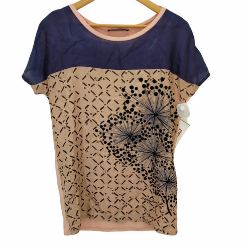 マックスマーラ MAX MARA 総柄 ショートスリーブ Tシャツ レディース import:S