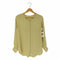 ユナイテッドアローズグリーンレーベルリラクシング UNITED ARROWS green label relaxing D PE ノーカラー シャツ レディース