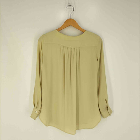 ユナイテッドアローズグリーンレーベルリラクシング UNITED ARROWS green label relaxing D PE ノーカラー シャツ レディース