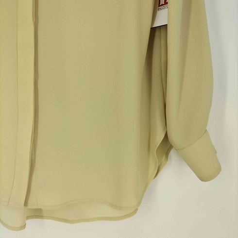 ユナイテッドアローズグリーンレーベルリラクシング UNITED ARROWS green label relaxing D PE ノーカラー シャツ レディース