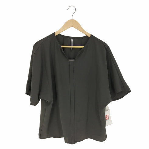 ユナイテッドアローズグリーンレーベルリラクシング UNITED ARROWS green label relaxing パーツ付き スキッパー ブラウス レディース