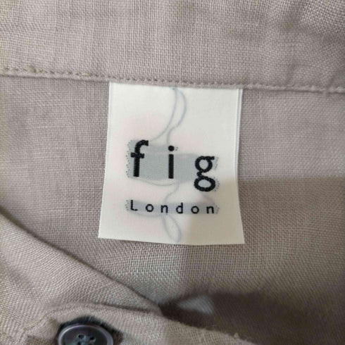 fig london LINEN grass river dress レディース FREE