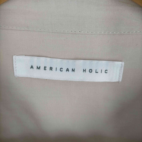 アメリカンホリック AMERICAN HOLIC スタンドカラー比翼シャツチュニック レディース FREE