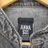 アナスイ ANNASUI ノーカラー デニム ジャケット レディース US:4