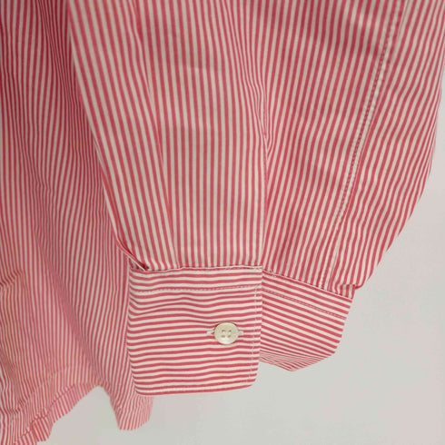 コムデギャルソンシャツ COMME des GARCONS SHIRT 90S ストライプシャツ 裾ウール切替パイピング メンズ JPN:M