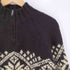 ジェイクルー J.CREW HAND KNIT ノルディック柄 ハーフジップ ウールニット メンズ import:M