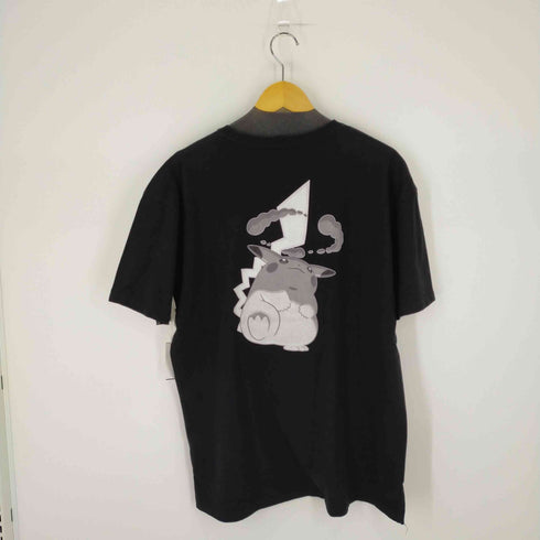 グラニフ graniph キャラクター刺繍クルーネックS/S TEE バックプリント メンズ import:XL