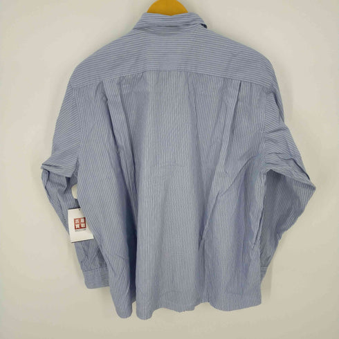 コムデギャルソンオム COMME des GARCONS HOMME 90S 田中期 田中オム プルオーバーシャツ ストライプ 比翼ナイロン切替 メンズ