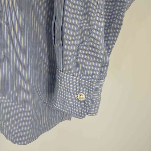 コムデギャルソンオム COMME des GARCONS HOMME 90S 田中期 田中オム プルオーバーシャツ ストライプ 比翼ナイロン切替 メンズ