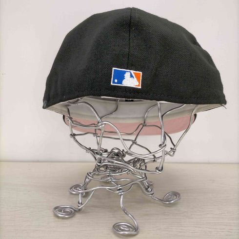 ニューエラ NEW ERA 59FIFTY FITTED CAP 2000 SUBWAY SERIES SIDE PATCH ピンクバイザー メンズ 7 1/2