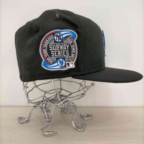 ニューエラ NEW ERA 59FIFTY FITTED CAP 2000 SUBWAY SERIES SIDE PATCH ピンクバイザー メンズ 7 1/2