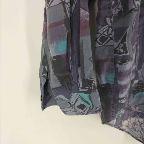 フメイ DEMAIN CLAIR 総柄 L/S レギュラーカラーシャツ メンズ import:M