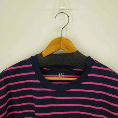 ギャップ Gap クルーネックボーダーS/S TEE メンズ import:XL