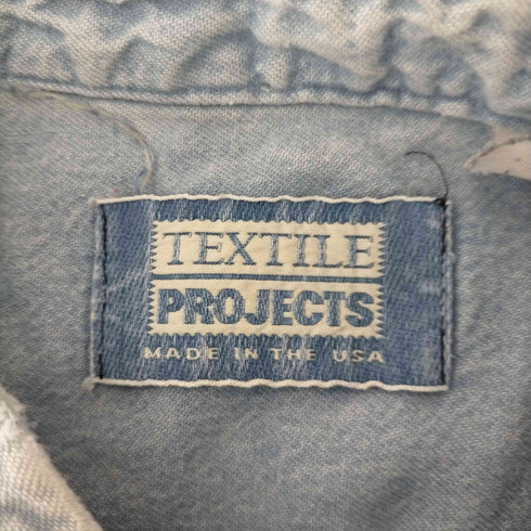 テキスタイル TEXTILE usa製 ボタンダウン デニムシャツ 企業刺繍 メンズ