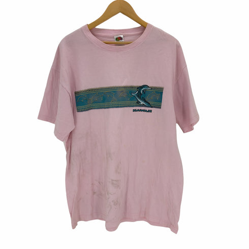 フルーツオブザルーム FRUIT OF THE LOOM 00S hawaii ドルフィンプリント メンズ JPN:XL