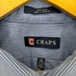 チャップス CHAPS コットン ストライプレギュラーカラーシャツ メンズ JPN:XL