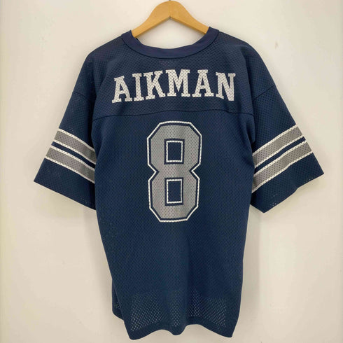 LOGO 7 90s USA製 NFL #8 AIKMAN アメリカンフットボール ユニフォーム ゲームシャツ メンズ