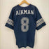 LOGO 7 90s USA製 NFL #8 AIKMAN アメリカンフットボール ユニフォーム ゲームシャツ メンズ