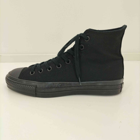 コンバースオールスター CONVERSE ALLSTAR MADE IN JAPAN CANVAS ALL STAR J HI ALL BLACK メンズ JPN:26