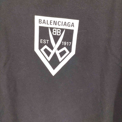 バレンシアガ BALENCIAGA OVERSIZEDSCISSORS FLATGROUND LOGO TEE メンズ import:XS