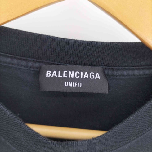 バレンシアガ BALENCIAGA OVERSIZEDSCISSORS FLATGROUND LOGO TEE メンズ import:XS