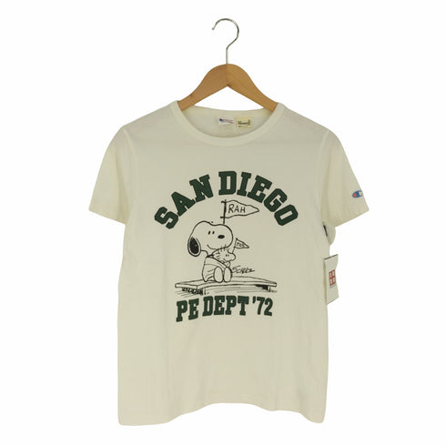 チャンピオン Champion ランナーズタグ 復刻 シングルステッチ 染め込み キャラクターデザインTシャツ メンズ S
