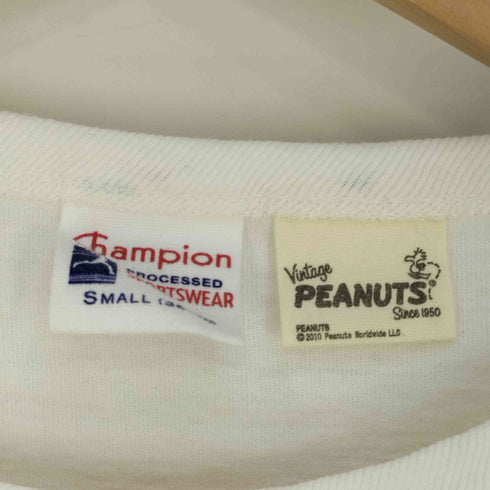 チャンピオン Champion ランナーズタグ 復刻 シングルステッチ 染め込み キャラクターデザインTシャツ メンズ S