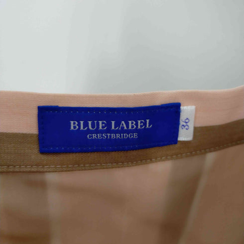 ブルーレーベルクレストブリッジ BLUE LABEL CRESTBRIDGE サーキュラースカート レディース 36