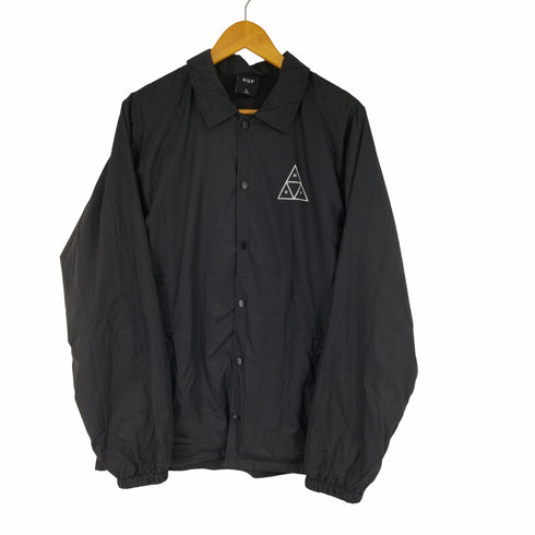 ハフ HUF ロゴプリント ナイロンコーチジャケット メンズ JPN:L