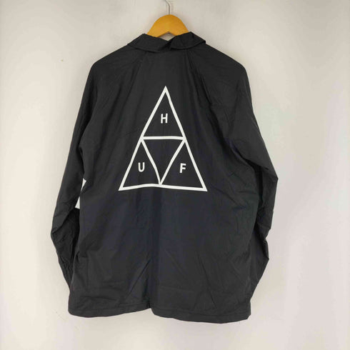 ハフ HUF ロゴプリント ナイロンコーチジャケット メンズ JPN:L