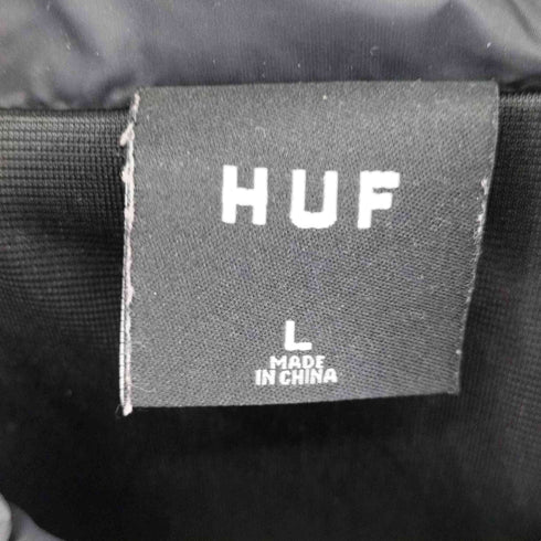 ハフ HUF ロゴプリント ナイロンコーチジャケット メンズ JPN:L