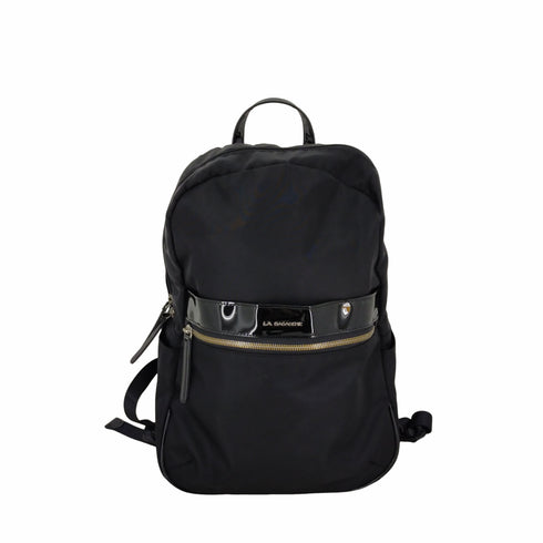 ラバガジェリー LA BAGAGEROE エナメル ナイロン スモールバックパック レディース ONE SIZE