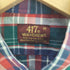 ヴァンヒューゼン VAN HEUSEN 417 VAN HEUSEN 韓国製 ポリコットン チェック ボタンダウン シャツ メンズ 18
