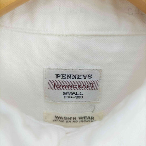 ペニーズ タウンクラフト PENNEY'S TOWNCRAFT WASH'N WEAR ボタンダウンシャツ メンズ import:S