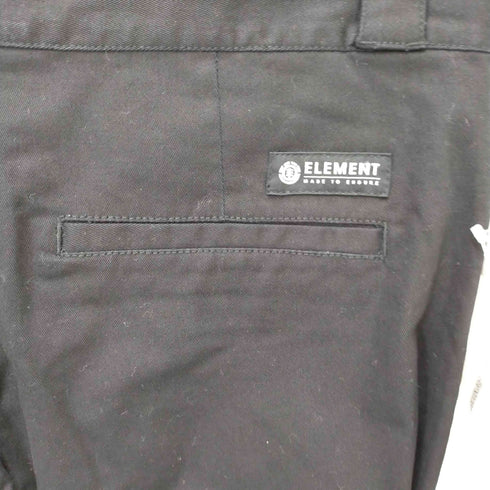 エレメント ELEMENT ロゴ刺繍 ストレートパンツ メンズ