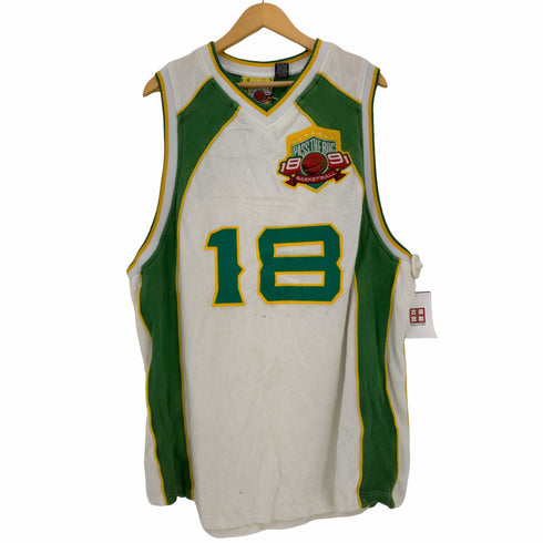 90s PASS THE ROCK BASKETBALL 1891 バスケットボールユニフォーム ゲームシャツ メンズ XXL