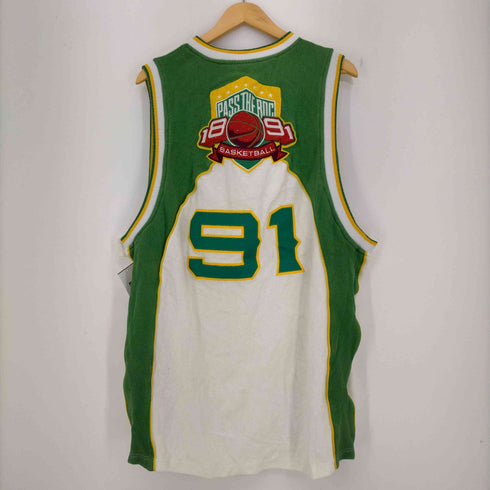 90s PASS THE ROCK BASKETBALL 1891 バスケットボールユニフォーム ゲームシャツ メンズ XXL
