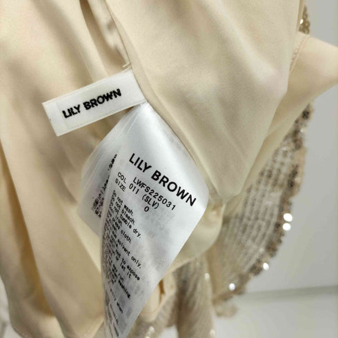 リリーブラウン Lily Brown 22AW 光沢プリーツスカート レディース JPN:0