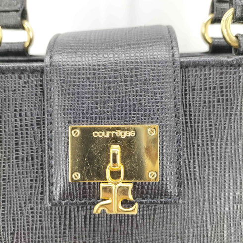クレージュ courreges レザー 型押し トートバッグ レディース