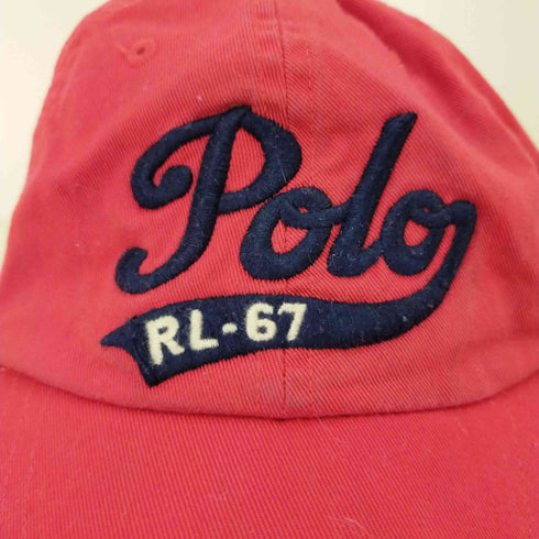 ポロラルフローレン POLO RALPH LAUREN ロゴ刺繍 6パネルキャップ レディース