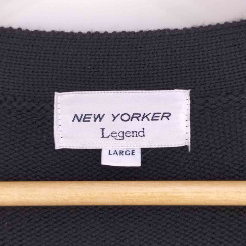 フルギ NEW YORKER Legend パターン切替 カシミヤ混 ウールナイロンニットカーディガン メンズ JPN:L