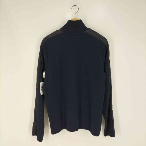ボスヒューゴボス BOSS HUGO BOSS REGULAR FIT ナイロン切替 ハーフジップコットンニット メンズ import:L