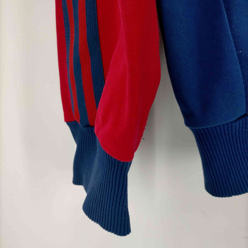 アディダス adidas 90-00s 国旗タグ フロッキーバックプリント トラックジャケット メンズ import:XL
