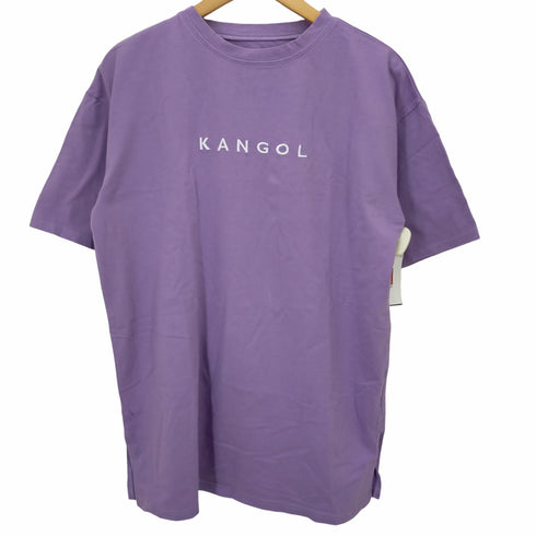 カンゴール KANGOL サイドスリットクルーネック半袖Tシャツ レディース F