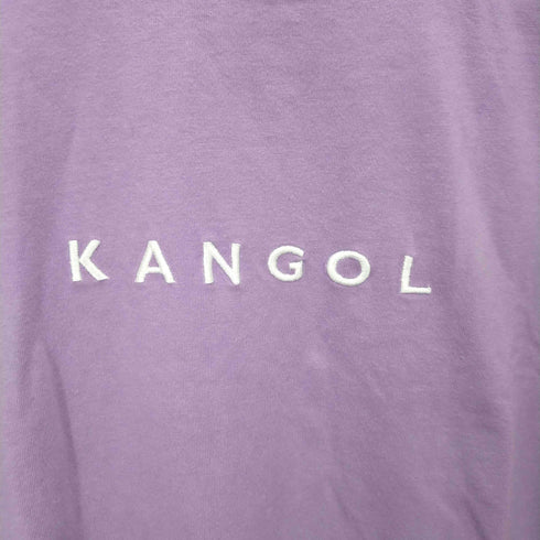 カンゴール KANGOL サイドスリットクルーネック半袖Tシャツ レディース F