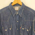 リーバイス Levis USA製 DENIM WESTERN WEAR ショートホーン デニムウエスタンシャツ メンズ import:XL