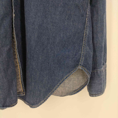 リーバイス Levis USA製 DENIM WESTERN WEAR ショートホーン デニムウエスタンシャツ メンズ import:XL